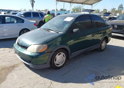 2000 Toyota Echo из США, поврежденный, VIN JTDAT1238Y0041948